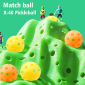 Pickerball za natjecanje, Pickerball na otvorenom, visoke kvalitete i otporan na igru, narančasta, zelena, žuta