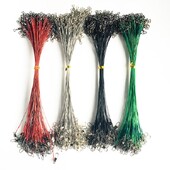 2023 m. Naujas nuo įkandimo apsaugantis plieninis žvejybos valas, plieninis viela su pasukamu žvejybos priedu, šerdies pavadėliu, 10 cm