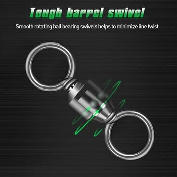 2023 New Arrival Anti Bite Steel Fishing Line Steel Wire Leader with Swivel Fishing Accessory Lead Core Leash Fishing Wire 10cm