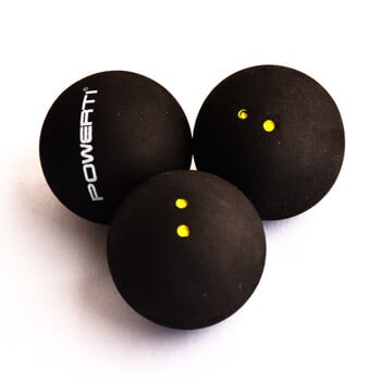 Προσαρμοσμένο λογότυπο 3 τμημάτων Double Yellow Dot Squash Ball Επαγγελματικό υψηλής ελαστικότητας ανθεκτικό για παιχνίδι για προπόνηση και εξάσκηση