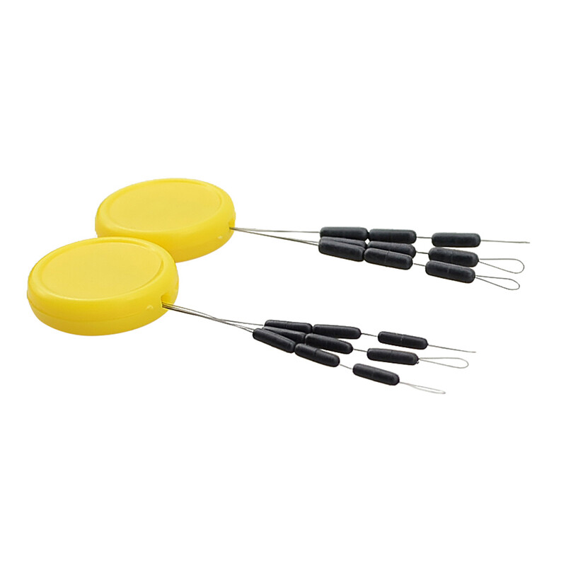 2 kompleta volframovih utega za karike za udice, veličina 0,05 g 0,08 g za terminalni pribor za ribolov šarana AG200