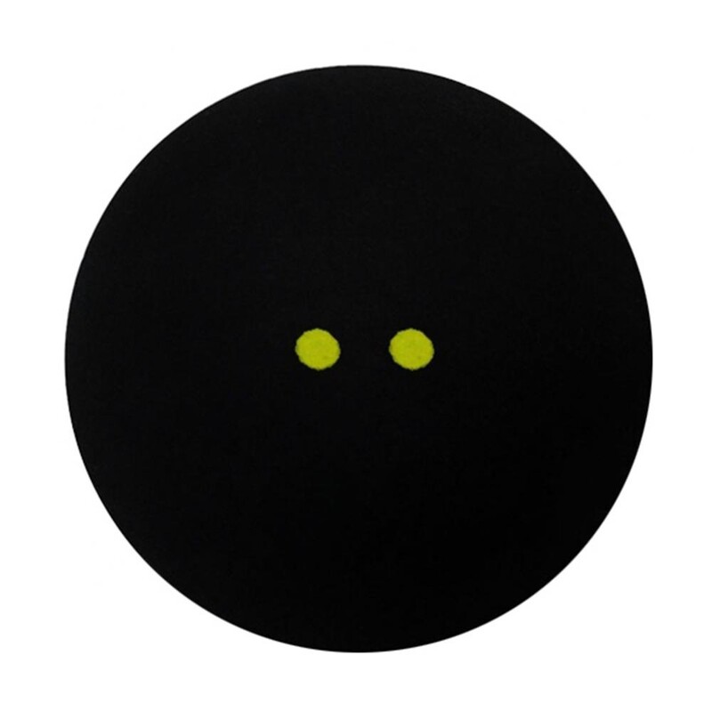 Professionaalsete võistluste Forfari squashipalli kahe kollase täpiga väikese kiirusega spordi kummipallide tarvik