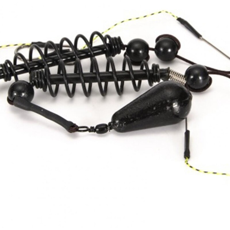 1 kom udica sa strunom, lagana, izdržljiva, ribolovna proljetna hranilica za šarana, hranilica za pecanje, držač za mamac za pribor za ribolov na otvorenom