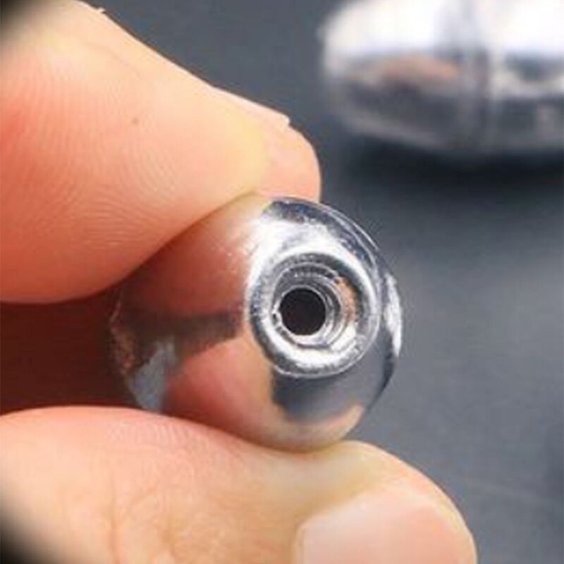 50 KOM 0,35-3 g ovalnog oblika, brzo tonući mamac, uteg, podijeljeni metak, ovalne perle za pecanje, tonila za ribolovnu opremu