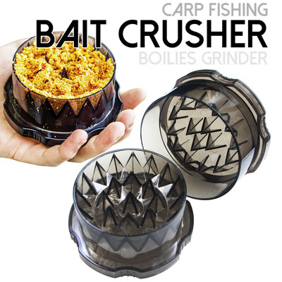 Кутия за смилане на стръв Carp Fishing Coon Plastic Gun Smoke Color Fishing Bait Crusher Bait Crusher Boilies Grinder Риболовни инструменти