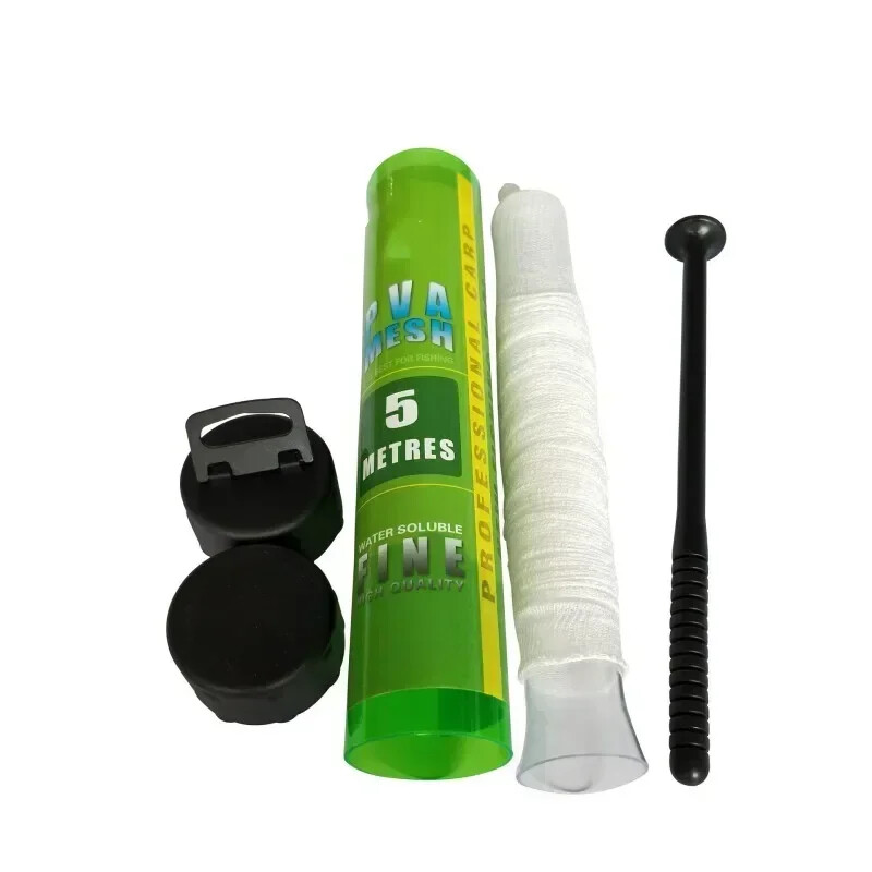 1 KOM 5M PVA mreža s uskom mrežastom cijevi za otapanje vode, hranilica za šaranske ribolove, mamci, dopunska šipka za punjenje, pribor za ribolov šarana