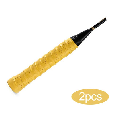 2 бр. Лента за ръкохватка Тенис ракета Противоплъзгаща се лента за абсорбиране на пот Външна въдица Навиваща се лента Спортна лента за бадминтон скуош