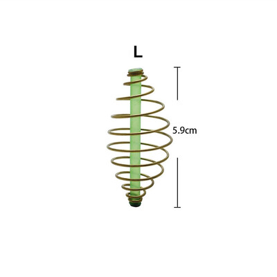 10 kom 33/45/55 mm kavez za mamac za pecanje Opružni mamac Inline Viseći pribor Hranilica za pecanje Zamka za košaru Držač hranilice
