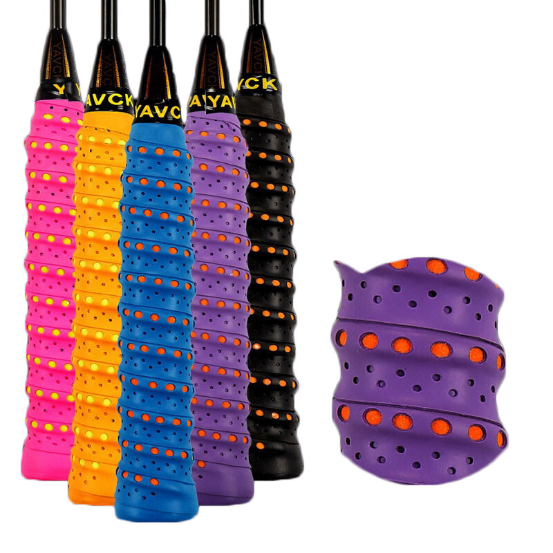 Противоплъзгаща се тенис ръкохватка Бадминтон ръкохватка Спортна лента за пот за въдица Скуош падел Ракета Лента Намотки над дръжката на велосипед