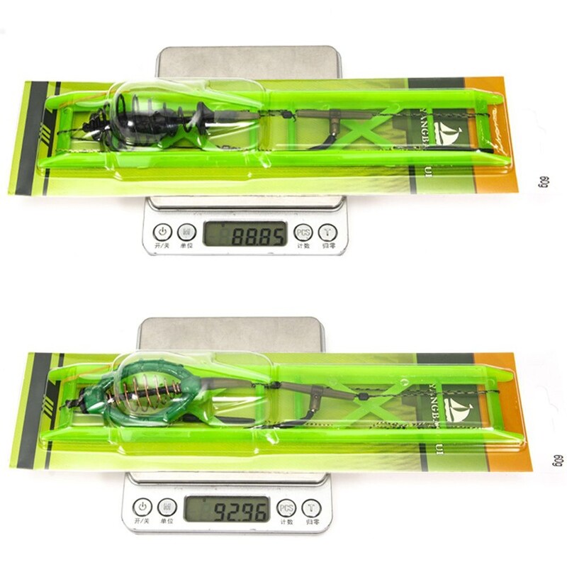 1 vnt. karpių žvejybos masalo narvelio linijos grupės šėryklos svirties kabliukas žvejybos jaukų krepšelis lauko žūklei rinkinys pavasario reikmenų įrankis