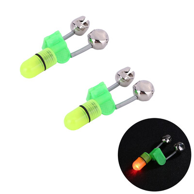 1-10 komada štapa za noćni ribolov Svjetlo alarma za ugriz mamca s dvostrukim zvonima, indikator alarma za ugriz za pecanje, pribor za ribolov šarana