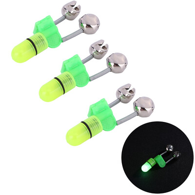 1-10 komada štapa za noćni ribolov Svjetlo alarma za ugriz mamca s dvostrukim zvonima, indikator alarma za ugriz za pecanje, pribor za ribolov šarana