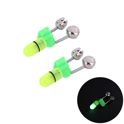 1-10 komada štapa za noćni ribolov Svjetlo alarma za ugriz mamca s dvostrukim zvonima, indikator alarma za ugriz za pecanje, pribor za ribolov šarana