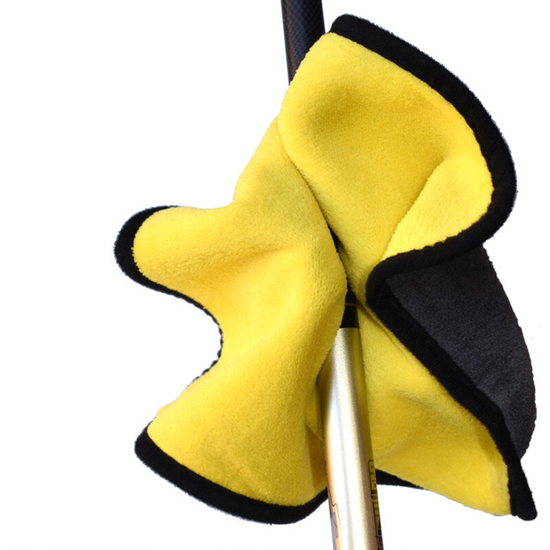 Dvoslojni ribolovni ručnik od mikrovlakana za mamac s karabinerom, zadebljanje, neprijanjajući upijajući ručnik za planinarenje, 3 boje