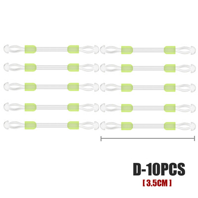 10 kom Space Bean Line Okretni alat protiv omatanja graha Dvostruka udica Silikonska udica s fiksnom razmakom Razdvajač ribiške udice