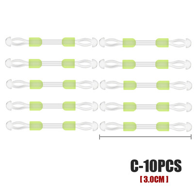 10 kom Space Bean Line Okretni alat protiv omatanja graha Dvostruka udica Silikonska udica s fiksnom razmakom Razdvajač ribiške udice