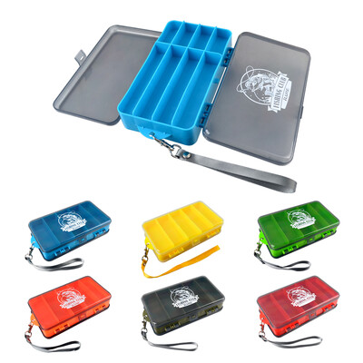 Διπλής όψης Fishing Box Πλαστικό Fisherman Tackle Boxes Boit Container Lure Hook Tool Case Αξεσουάρ διοργανωτής για ψάρεμα