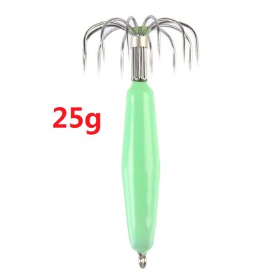 Svjetleća udica za lignje 12 riba kišobran Umjetni mamac za hobotnicu Crank Sipa Šampi za račiće Tvrdi dodaci za mamac za ribolov 2021.