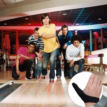 Калъфи за боулинг палец Bowling Thumb Saver за защита на дясната ръка Ръкавица за боулинг пръсти Защитен ръкав за ръкохватка