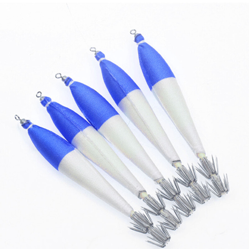 5 komada Svjetleća sipa Lignje Jig udica Sve za ribolov Mamci Hobotnica Glow Jigs Umjetni mamac Tvrdi Turlutte mamac za škampe