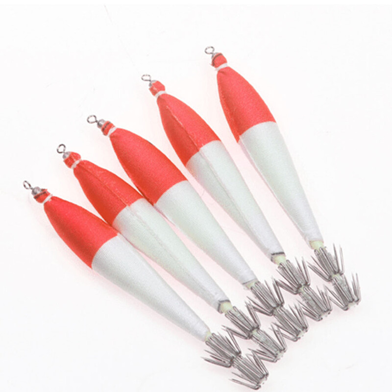 5 komada Svjetleća sipa Lignje Jig udica Sve za ribolov Mamci Hobotnica Glow Jigs Umjetni mamac Tvrdi Turlutte mamac za škampe