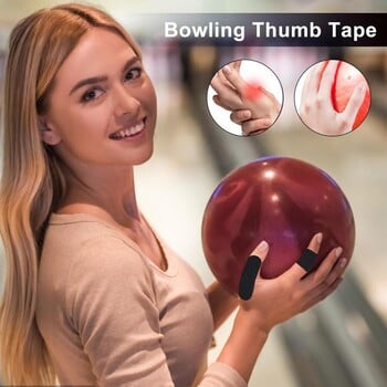 Bowling Finger Tape Προστατευτική ταινία αντίχειρα ανθεκτική στη φθορά για μπόουλερ Ταινία μπόουλινγκ για δάχτυλα Αναπνεύσιμες λαβές μπόουλινγκ