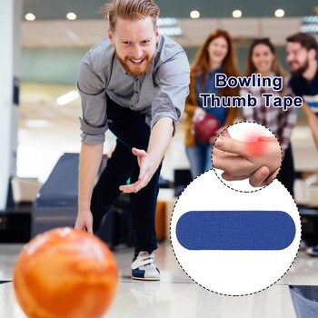 Bowling Finger Tape Προστατευτική ταινία αντίχειρα ανθεκτική στη φθορά για μπόουλερ Ταινία μπόουλινγκ για δάχτυλα Αναπνεύσιμες λαβές μπόουλινγκ