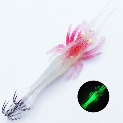 5 komada 10 g 11 cm meki škampi meki mamac za pecanje sjajna hobotnica sipa udica lignje udica umjetni mamac pesca ribolovni pribor