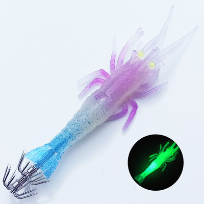 5 komada 10 g 11 cm meki škampi meki mamac za pecanje sjajna hobotnica sipa udica lignje udica umjetni mamac pesca ribolovni pribor