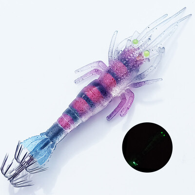 5 komada 10 g 11 cm meki škampi meki mamac za pecanje sjajna hobotnica sipa udica lignje udica umjetni mamac pesca ribolovni pribor