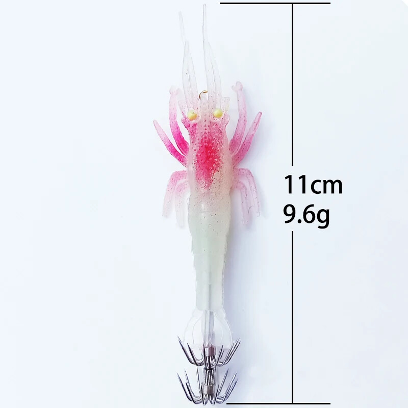 5 komada 10 g 11 cm meki škampi meki mamac za pecanje sjajna hobotnica sipa udica lignje udica umjetni mamac pesca ribolovni pribor