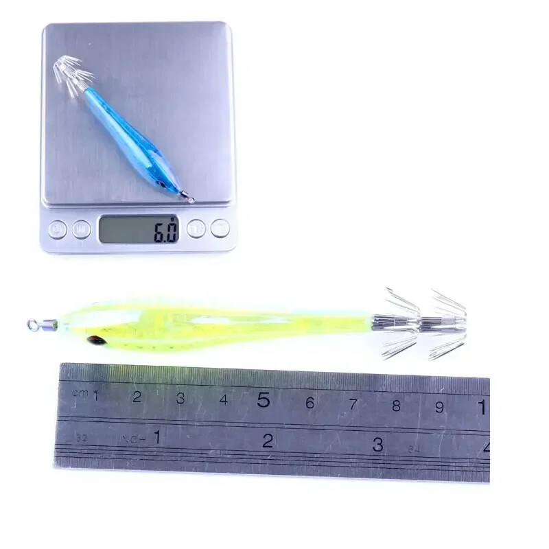 5Pcs/Lot Svjetleći mamac za lignje Udice za morski ribolov Egi hobotnica skakanje sipa mamac za ribolov Umjetni bionički alati za ribolov