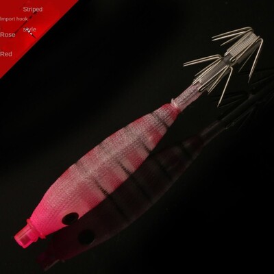 4 g / 8 cm 1 kom. Svjetleća UV cijev za puhanje Mamac za hobotnicu Mamac za račiće Bazooka Udica za lignje Rola tkanine za morski ribolov Eksplozija Jig udica