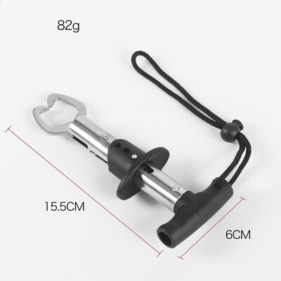 Stezaljka za usne s rukohvatom za ribu od nehrđajućeg čelika Nije ga lako otpustiti Hvataljka za pecanje visoke čvrstoće Otporan na habanje Prijenosni