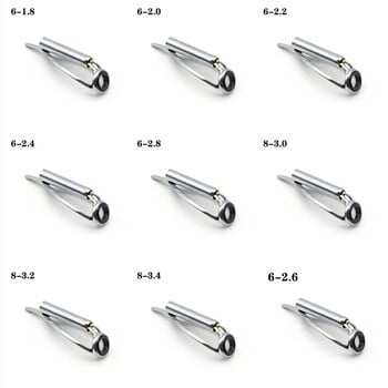 Αξεσουάρ DIY 1,8mm - 3,6MM Spinning Casting SIC Ring Tips Top Eye Rings Repair Fishing Rods Component Fishing Rod Guide