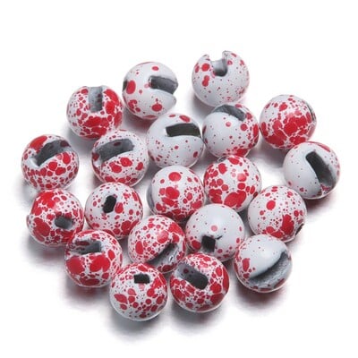 20 komada šarenih 2,5/3,0/3,5/4,0 mm perli s prorezima od volframa, perle za vezivanje muha, materijal od volframa 2,5 mm/3,0 mm/3,5 mm/4,0 mm