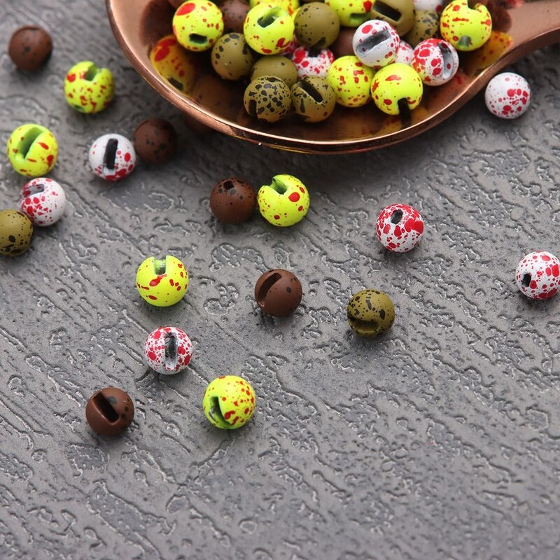 20 komada šarenih 2,5/3,0/3,5/4,0 mm perli s prorezima od volframa, perle za vezivanje muha, materijal od volframa 2,5 mm/3,0 mm/3,5 mm/4,0 mm