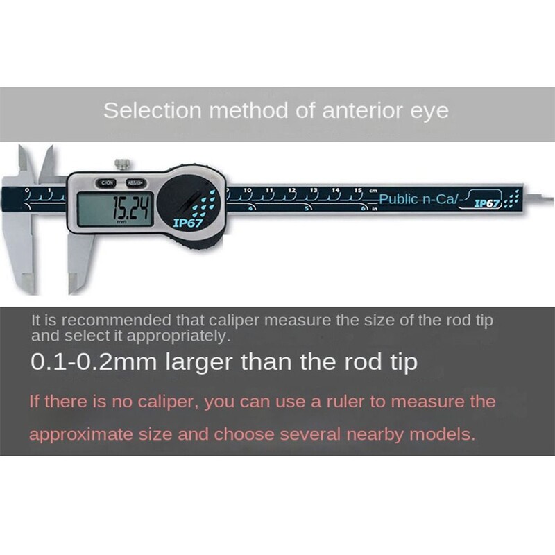 5Pcs Tip Eye Top Durable Tackle Guide Ring Komplet za popravak Profesionalni štap za pecanje Dijelovi od nehrđajućeg čelika Kružni alati za ribolov
