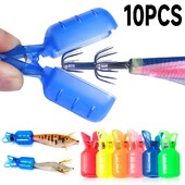 10Pcs/Lot Kuke za kišobrane za škampe Zaštitna torbica Poklopac za pohranu Pribor za ribolov Navlaka za šablonu za lignje