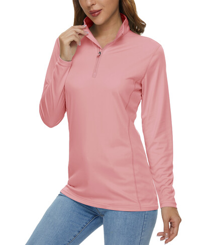 KEFITEVD Ljeto UPF 50+ Ženske majice dugih rukava Zaštita od kože/sunca/UV-a Brzo sušeće Plivačke majice za planinarenje i ribolov Na otvorenom