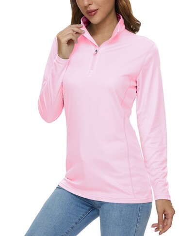 KEFITEVD Ljeto UPF 50+ Ženske majice dugih rukava Zaštita od kože/sunca/UV-a Brzo sušeće Plivačke majice za planinarenje i ribolov Na otvorenom