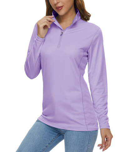 KEFITEVD Ljeto UPF 50+ Ženske majice dugih rukava Zaštita od kože/sunca/UV-a Brzo sušeće Plivačke majice za planinarenje i ribolov Na otvorenom