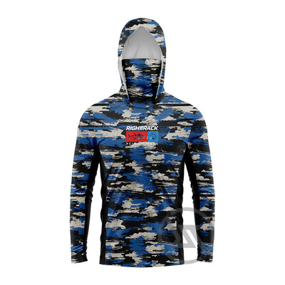 HotSale Muške majice s maskama i kapuljačom Ribolovne majice Camo za lov Penjanje Kampiranje Planinarenje Zaštita od sunca Prozračna RIGHTTRACK odjeća