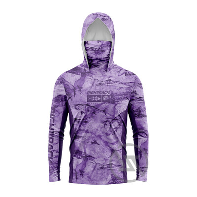 HotSale Muške majice s maskama i kapuljačom Ribolovne majice Camo za lov Penjanje Kampiranje Planinarenje Zaštita od sunca Prozračna RIGHTTRACK odjeća