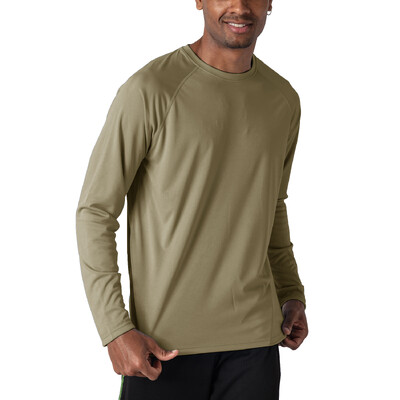 KEFITEVD Rýchloschnúce pánske tričká s dlhým rukávom a UPF 50+, pánska ochrana pred slnkom, outdoorové, rybárske, turistické tričká, tričká s UV filtrom, topy