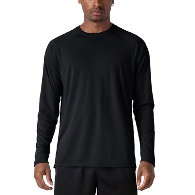 KEFITEVD Ljeto UPF 50+ Muške majice dugih rukava Zaštita od UV zračenja Brzosušeće majice za planinarenje Majice za ribolov Basic Top majice Muške