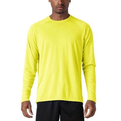 KEFITEVD Ljeto UPF 50+ Muške majice dugih rukava Zaštita od UV zračenja Brzosušeće majice za planinarenje Majice za ribolov Basic Top majice Muške