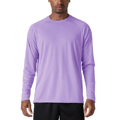 KEFITEVD Ljeto UPF 50+ Muške majice dugih rukava Zaštita od UV zračenja Brzosušeće majice za planinarenje Majice za ribolov Basic Top majice Muške