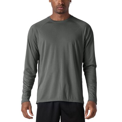 KEFITEVD Ljeto UPF 50+ Muške majice dugih rukava Zaštita od UV zračenja Brzosušeće majice za planinarenje Majice za ribolov Basic Top majice Muške