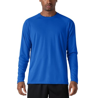 KEFITEVD Ljeto UPF 50+ Muške majice dugih rukava Zaštita od UV zračenja Brzosušeće majice za planinarenje Majice za ribolov Basic Top majice Muške